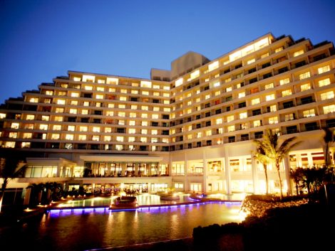 Exterior with pool sheraton hotel guam tour