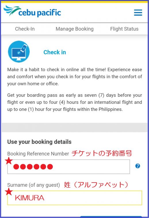 cebu pacific online checkin screenshot1