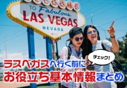 ラスベガスへ行く前にチェック！お役立ち基本情報まとめ