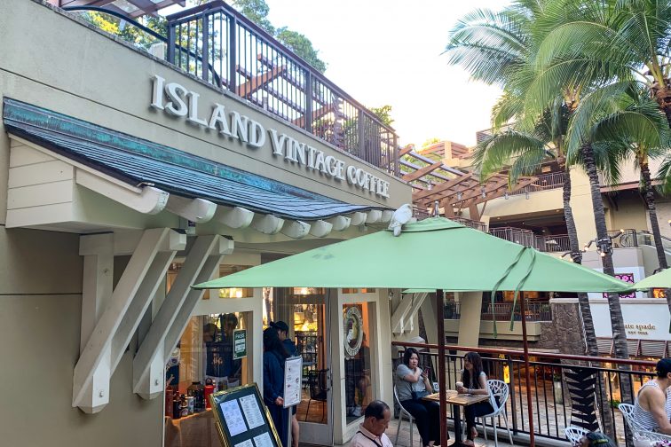 island vintage coffee in hawaii shop