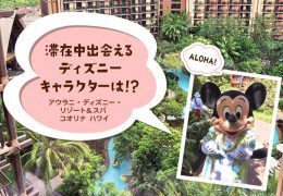 【ハワイ】滞在中出会えるディズニーキャラクターは！？行ってわかったアウラニ・ディズニー・リゾート＆スパ コオリナ ハワイ