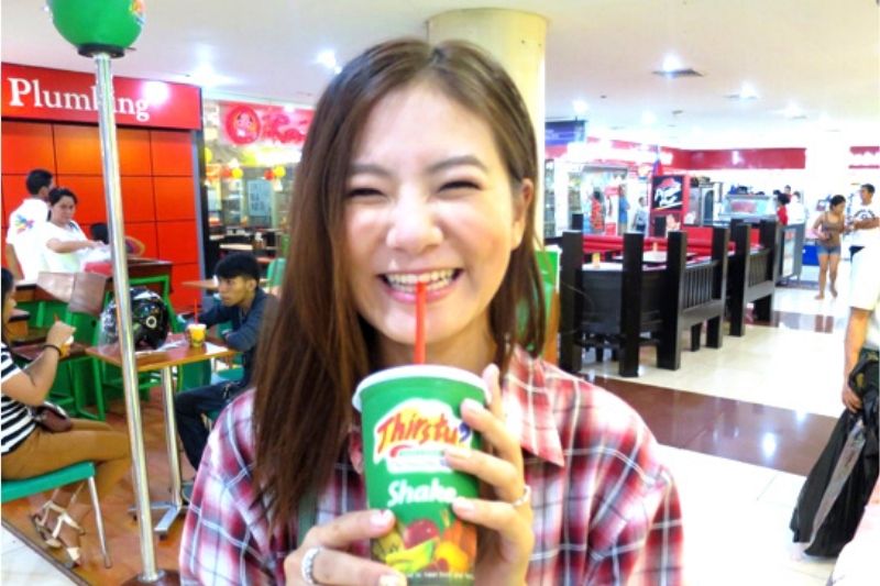 cebu thirsty mango juice shop philippines