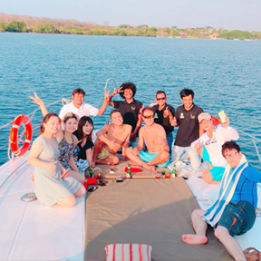 アニキとの交流の様子