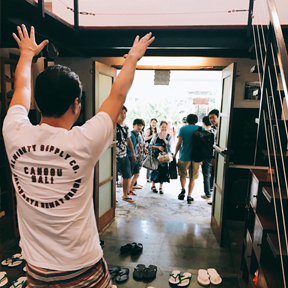 アニキとの交流の様子