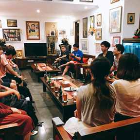 アニキとの交流の様子