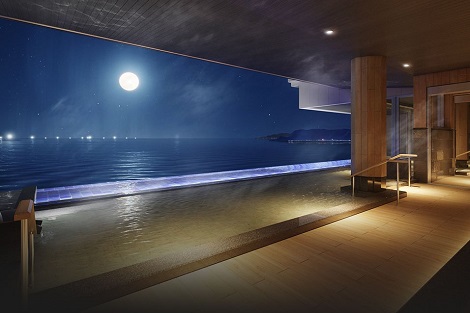 函館湯の川温泉 海と灯