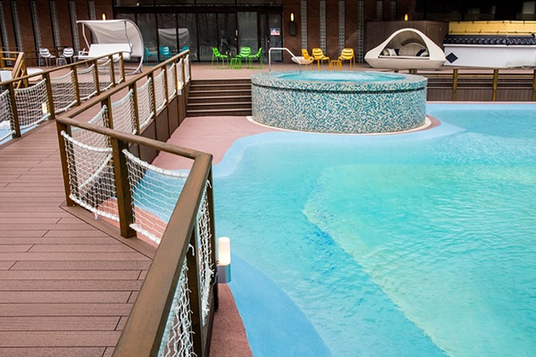 1,500平米を有する温泉ビーチ「ト・コ・ナッツ」(イメージ)