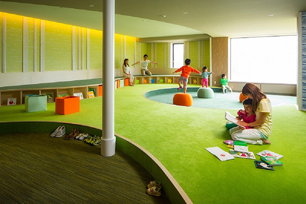 靴を脱いで楽しめるキッズスペース(イメージ)