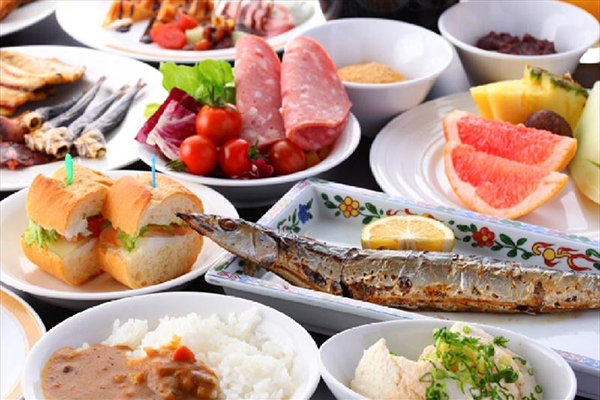 種類が豊富な朝食バイキング