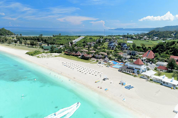 海と森に囲まれたリゾート