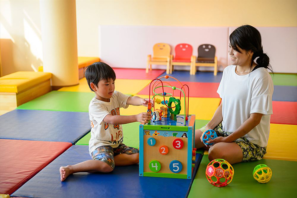 子連れに嬉しいキッズルームあり