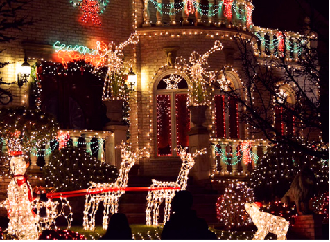 「ダイカーハイツ」のクリスマスイルミネーション