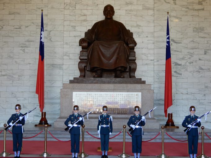 中正記念堂　徴兵交代式