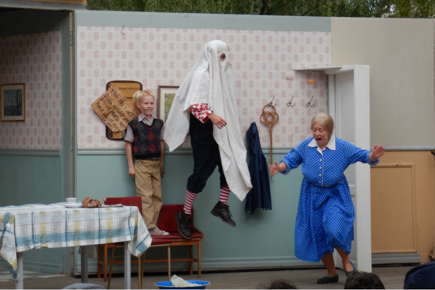 リンドグレーンズワールドの劇の様子