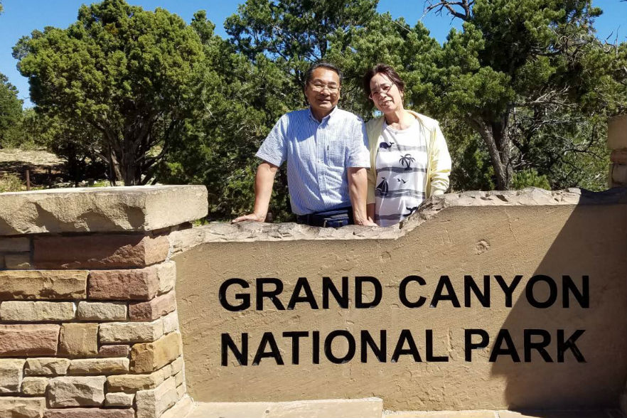 グランドキャニオンにて