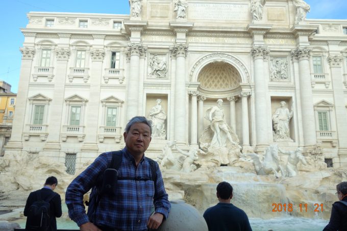 ローマの有名な観光スポットのひとつ「トレヴィの泉」