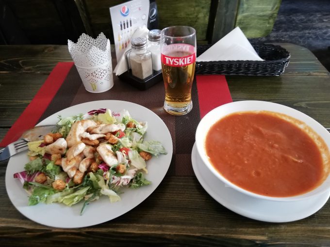 初日の晩ご飯