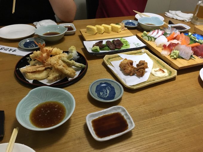 日本食「すえひろ 」生のインドマグロは最高