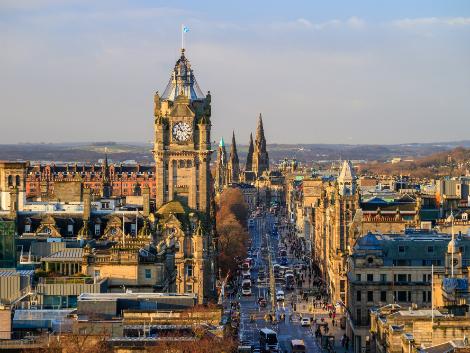 エジンバラ：旧市街の風景
