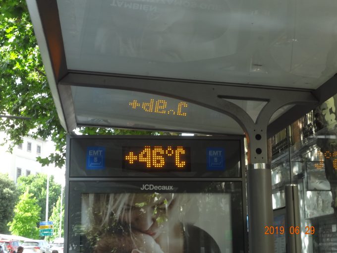 マドリードはまさかの46℃！