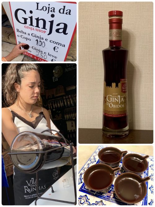 ジンジャ（サクランボの果実酒）をチョコレートのミニカップ