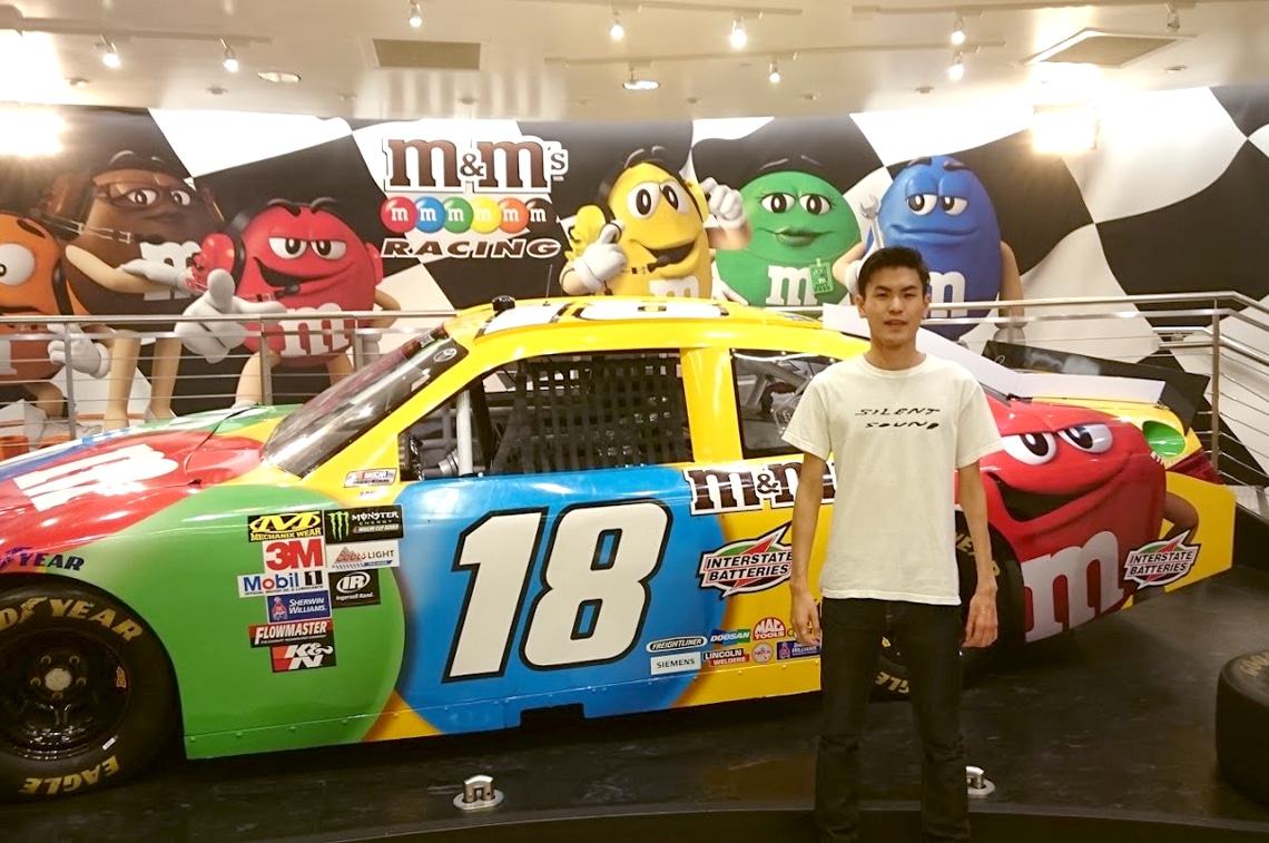 ラスベガスの「M&M's World」にて