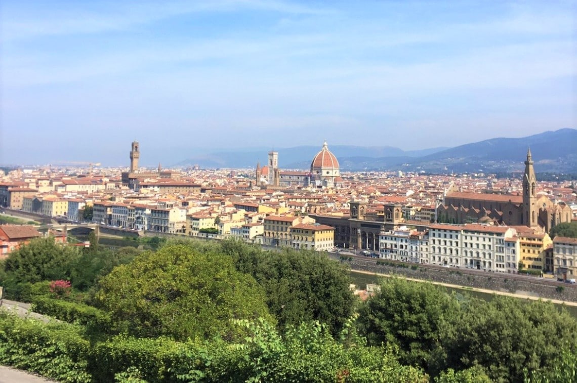 フィレンツェ ミケランジェロ広場からの景色