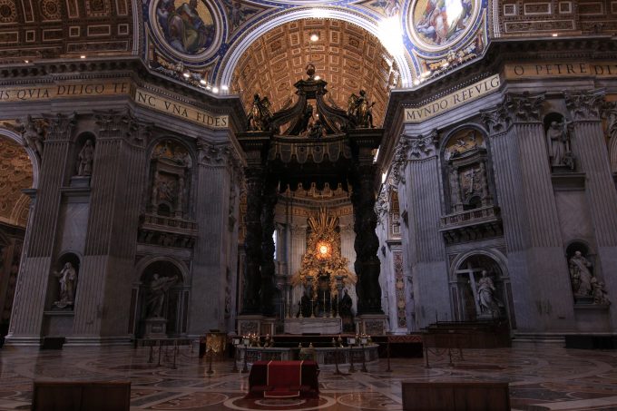 「サン・ピエトロ大聖堂」の芸術はすべてが圧巻でした