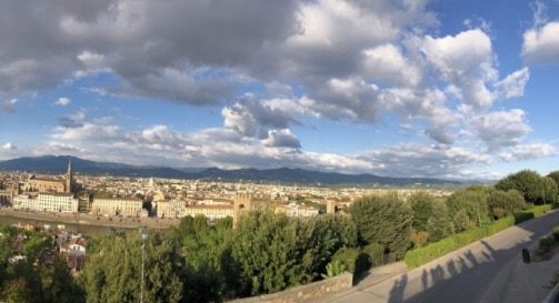 ミケランジェロ広場からの眺め