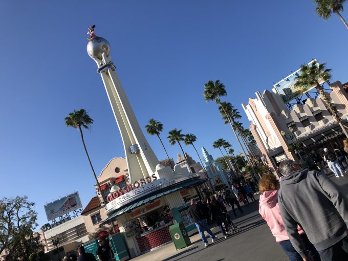 ディズニー・ハリウッド・スタジオ！とってもいいお天気！