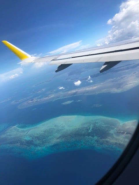 飛行機からセブ島を撮影！