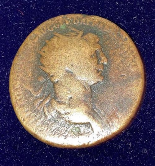 お気に入りのローマ・トラヤヌス帝時代の青銅コイン