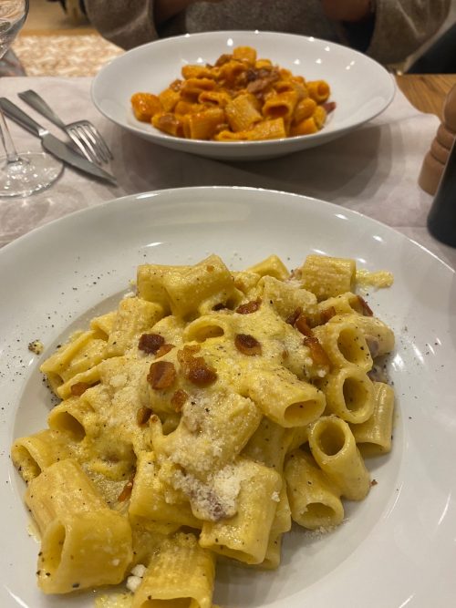 レストラン「Ristoro della Saruta」