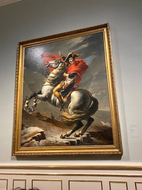ナポレオンの騎馬像