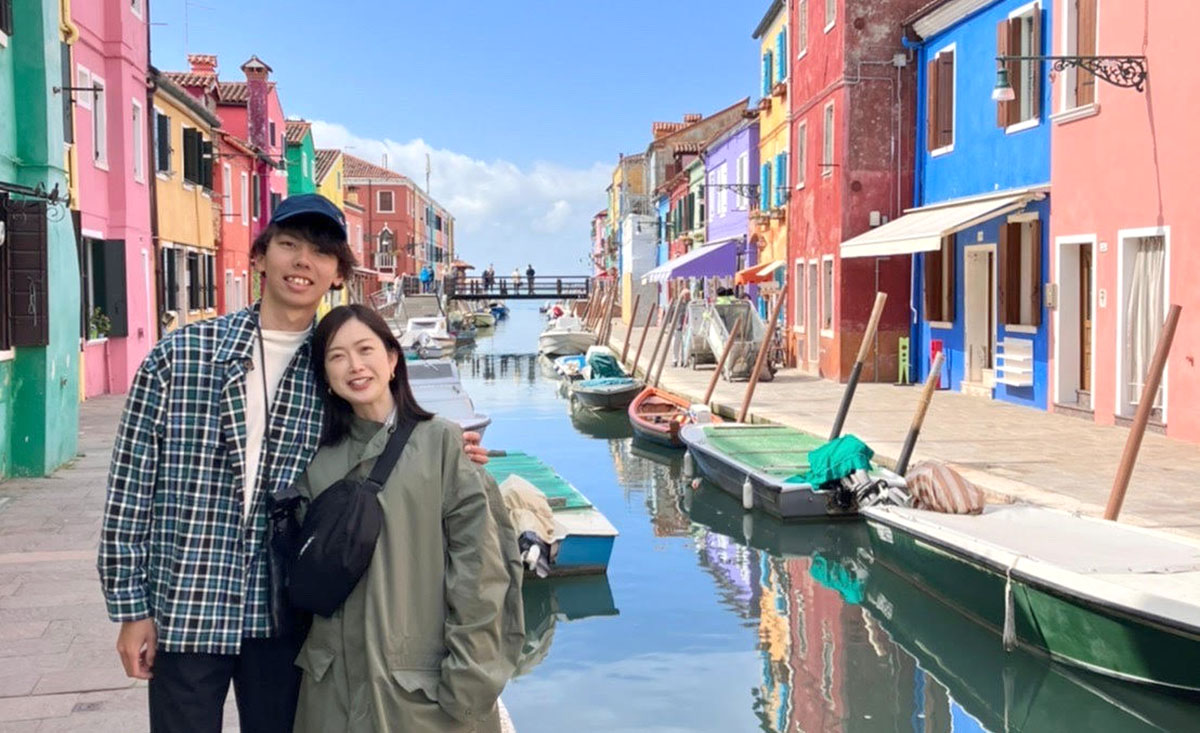 可愛い街並みのブラーノ島