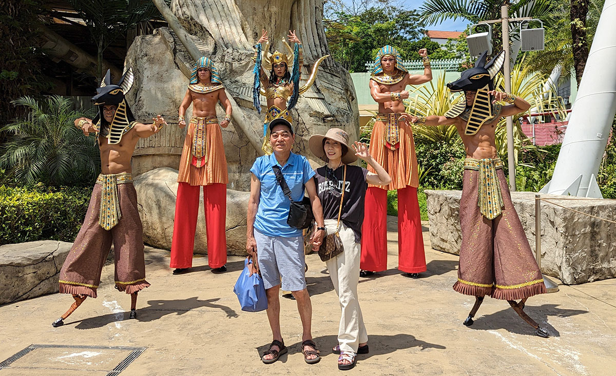 ユニバーサル・スタジオ・シンガポールにて