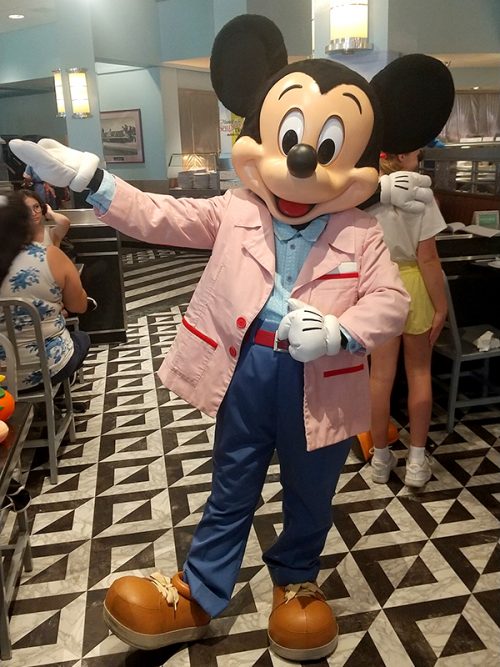 踊ってくれたミッキー