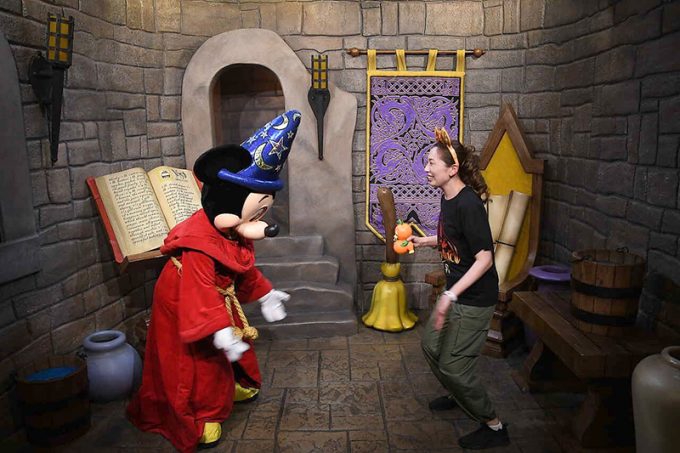 ミッキーとグリーティング