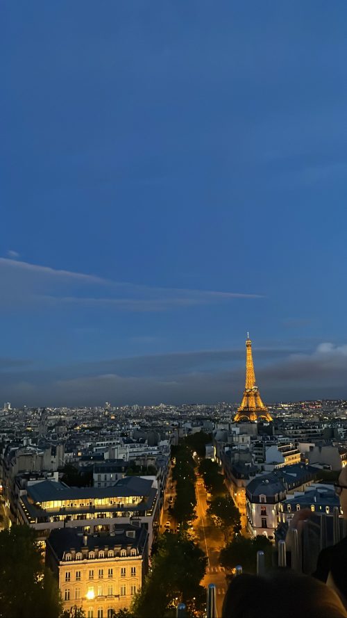 凱旋門の上から