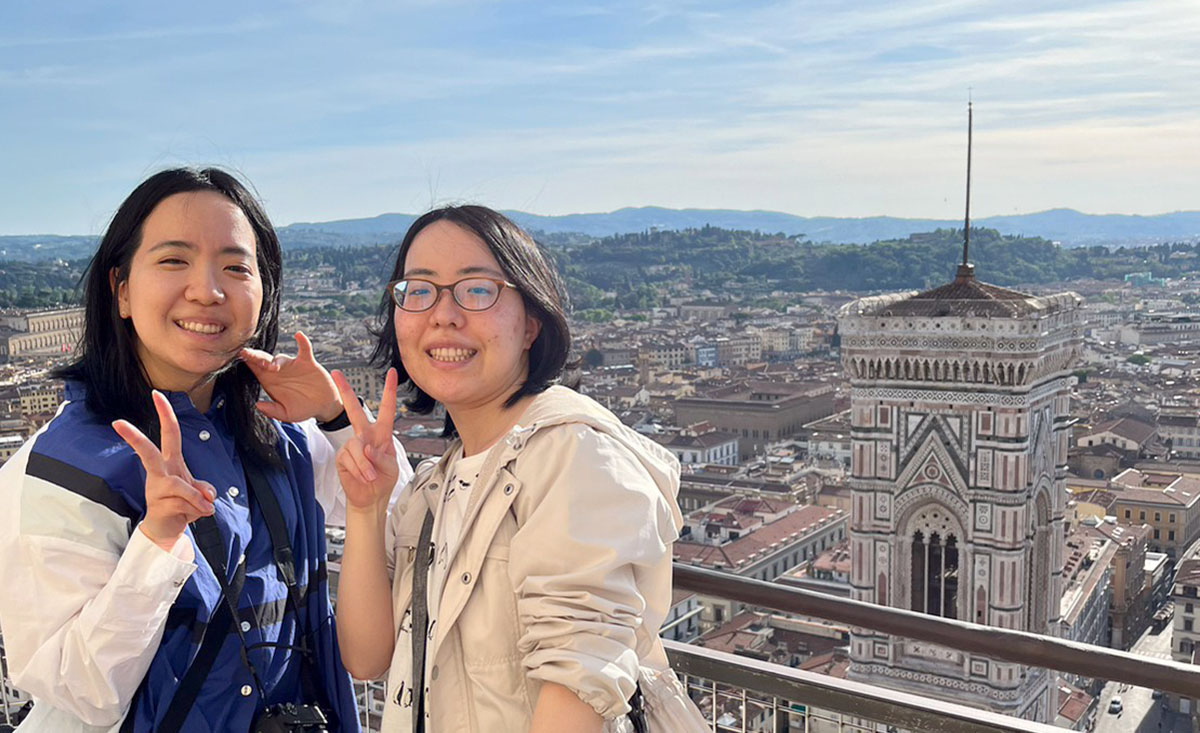 ドゥオーモの展望フロアにてinフィレンツェ