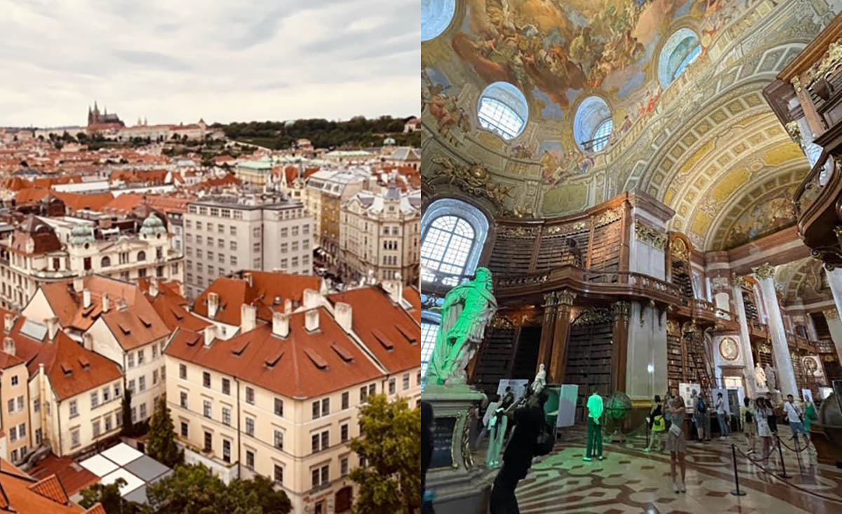 時計塔の上からの景色