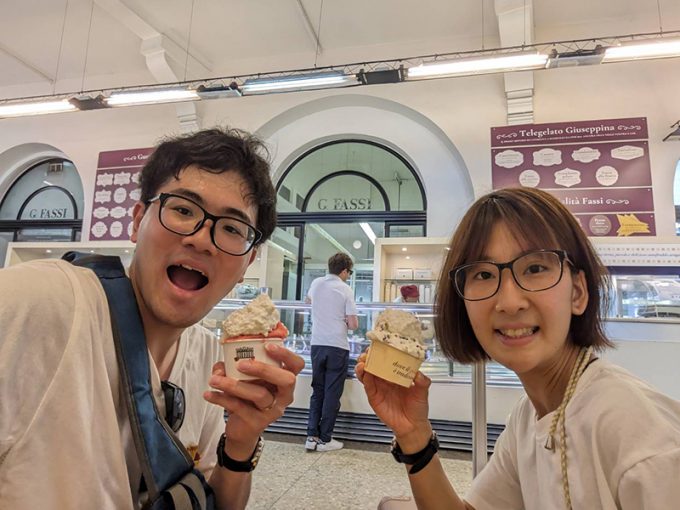 Gelateria Fassiのジェラート