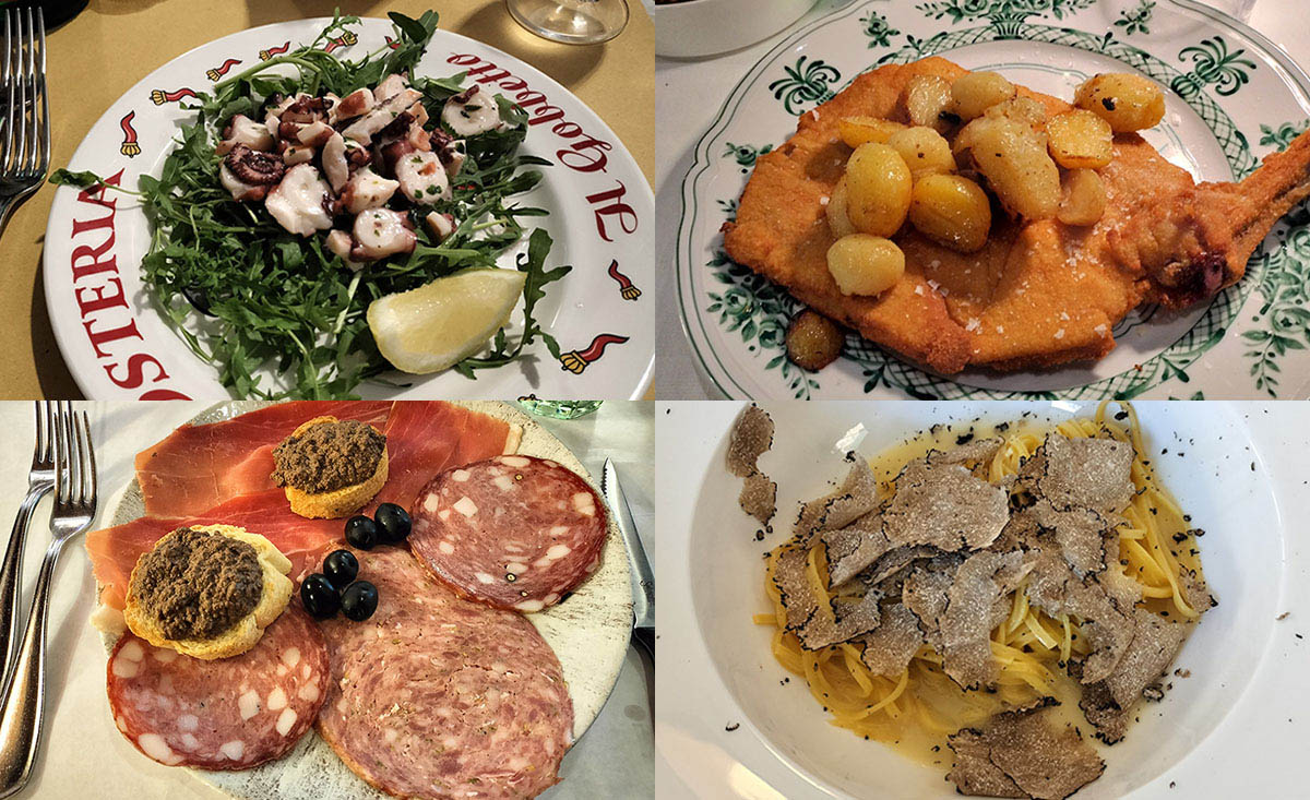 食をメインとしたイタリア周遊