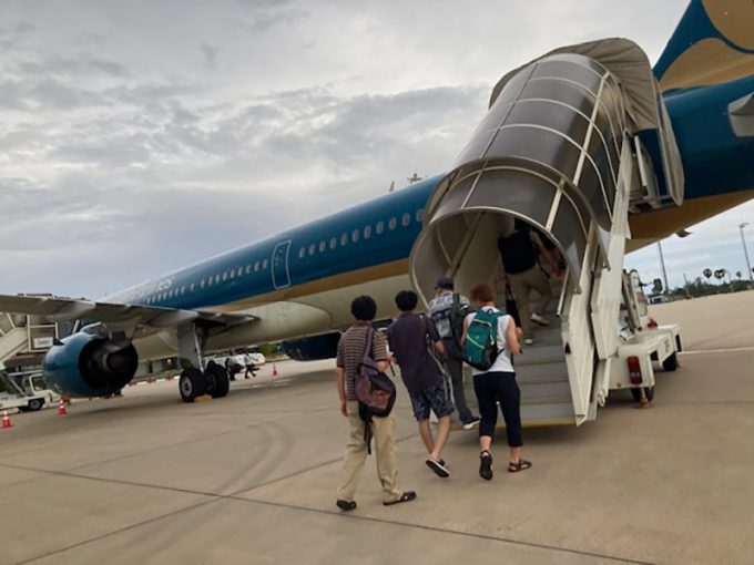 シェムリアップ国際空港にて