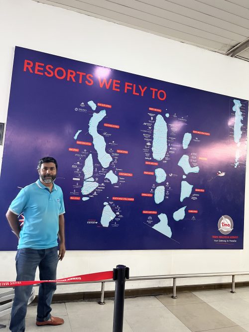 マレで案内をしてくれたスタッフさんが日本語ペラペラですごく助かりました。