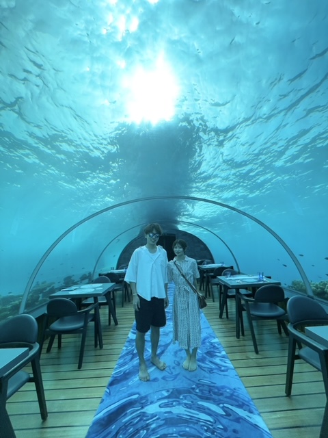 帰りにスタッフさんがいい感じの写真を撮ってくれました。