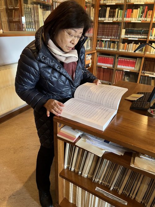 今は図書館になっている、パレストリーナの生家