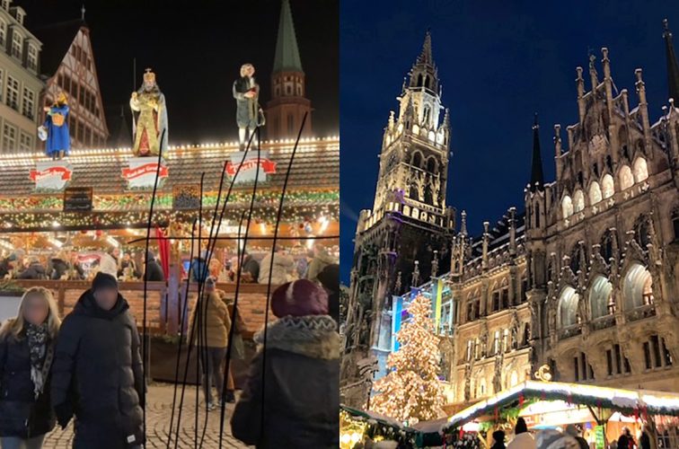 クリスマスシーズンの美しいドイツ