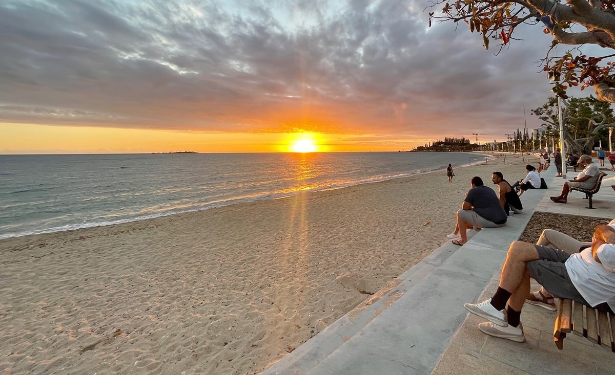 綺麗だった夕日
