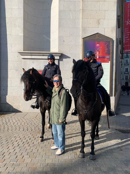 ポリスマンと記念撮影